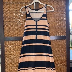 Mossimo small pink and black tank dress